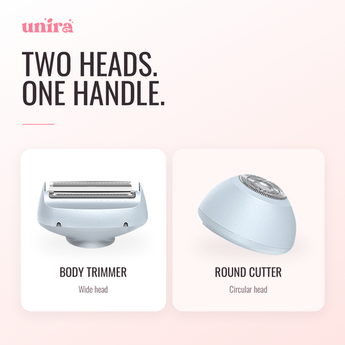 2-in-1 Rechargeable Body Shaver and Bikini Trimmer