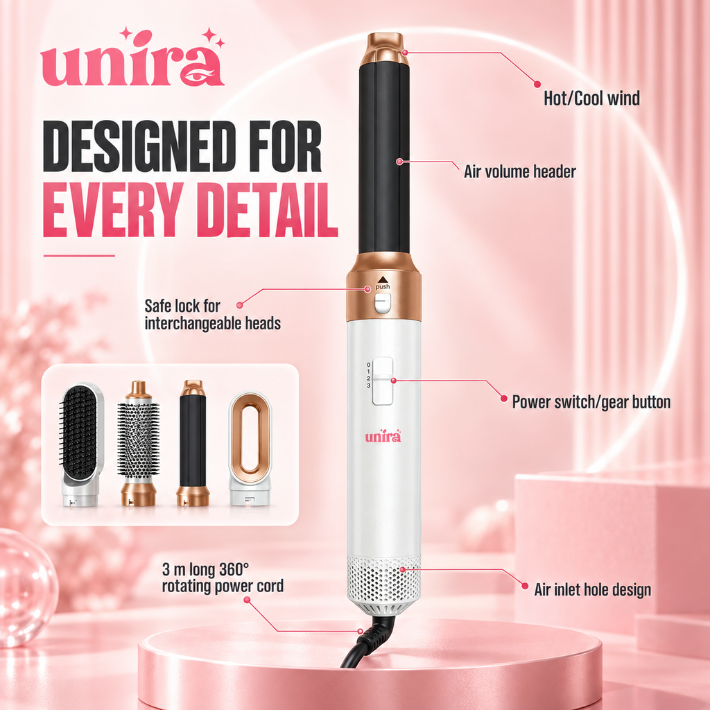 5-in-1 Air Styler — US Plug, 110V, 1000W