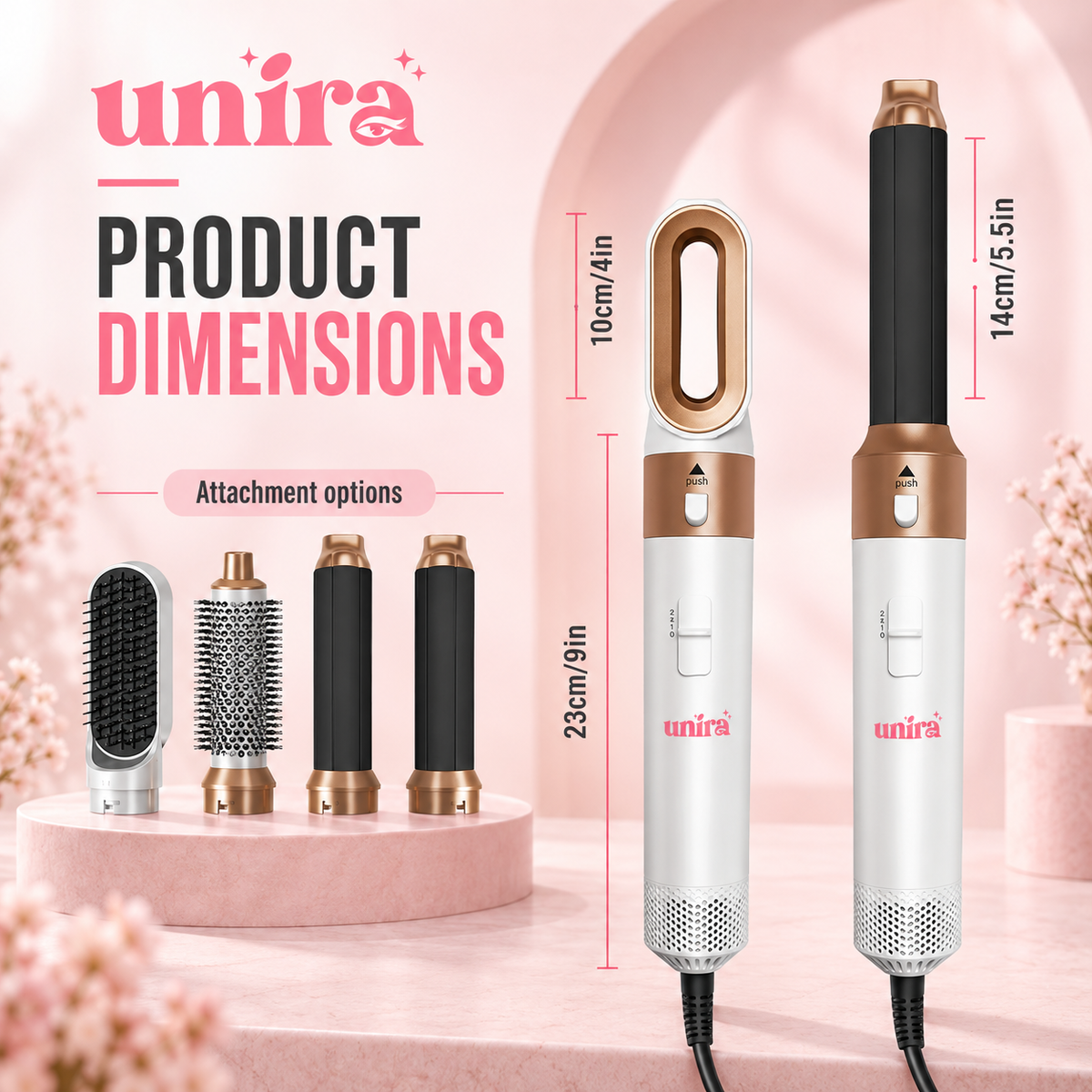 5-in-1 Air Styler — US Plug, 110V, 1000W
