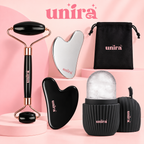 Facial Massage Set — Roller, Gua Sha and Ice Massage Tool