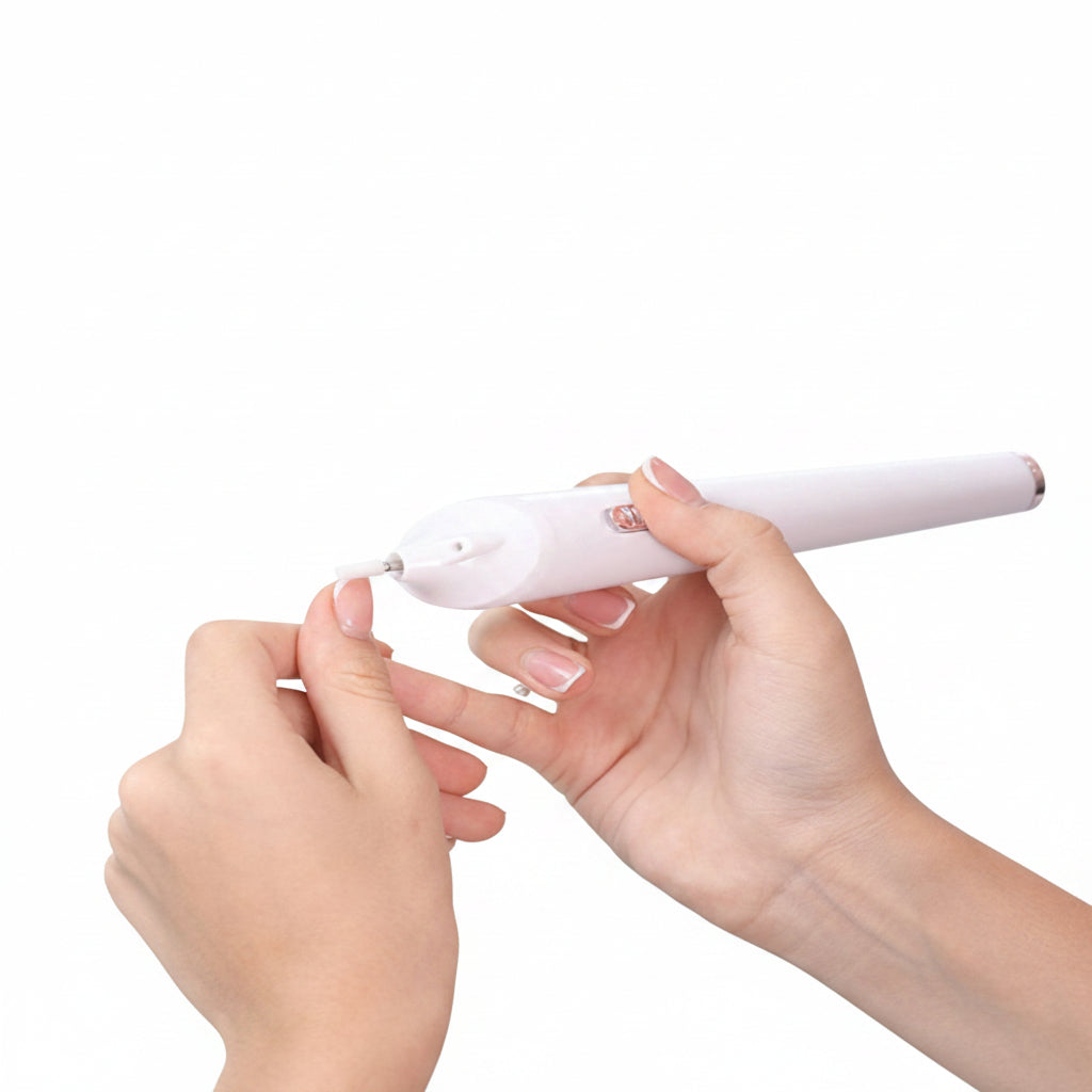 Portable Electric Nail Buffer, ABS Manicure and Pedicure Tool