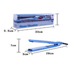 Corded Electric Hair Straightener with ABS Body, Blue