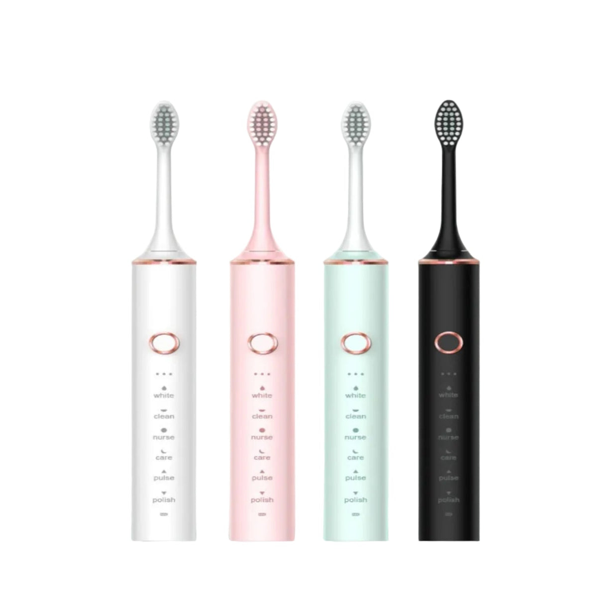 Electric Toothbrush with Multiple Cleaning Modes, 8-Piece ABS Oral Care Set