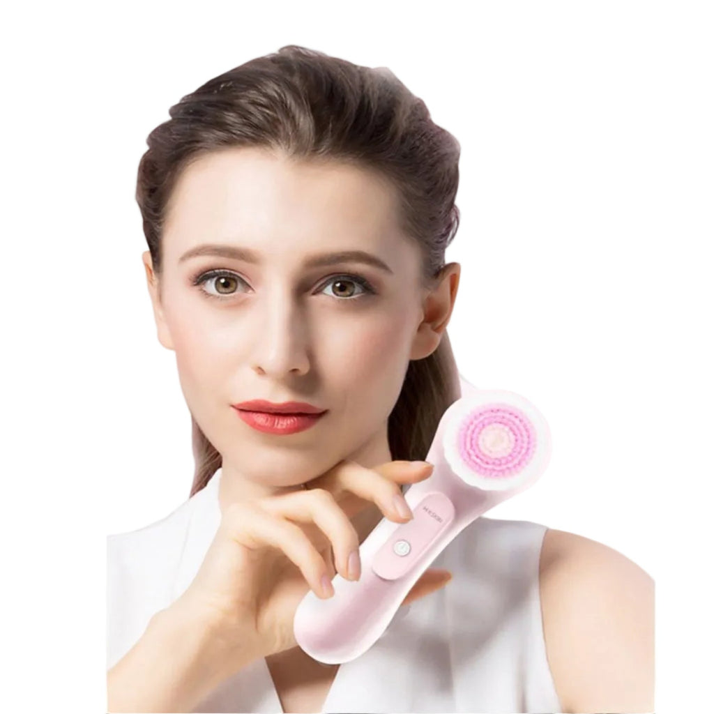 Electric Facial Cleansing Brush with ABS Handle