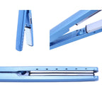 Corded Electric Hair Straightener with ABS Body, Blue