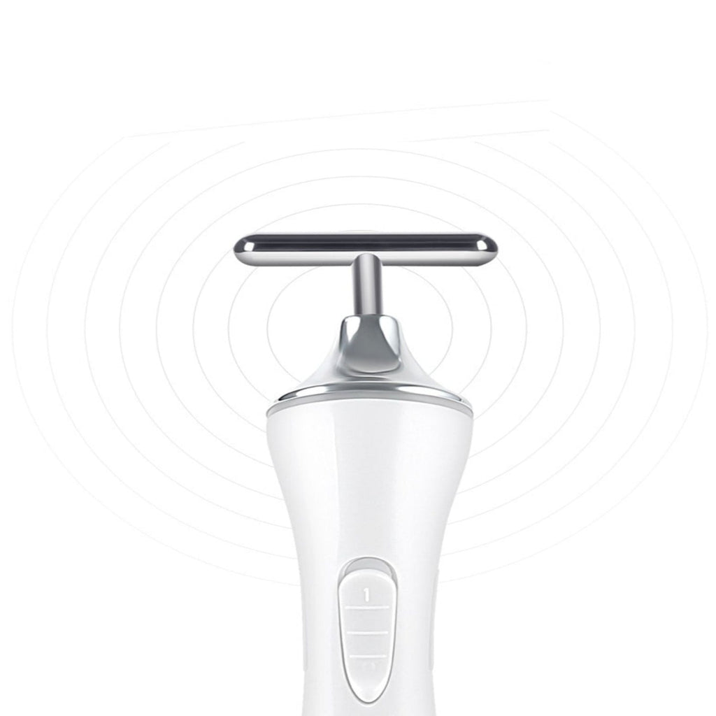 T-Shaped Electric Facial Massage Tool with ABS Body