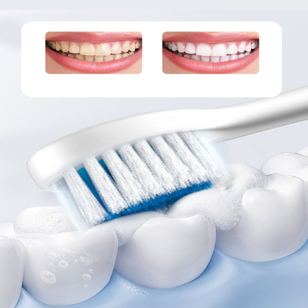 2-Pack Battery-Operated Electric Toothbrushes with ABS Handles