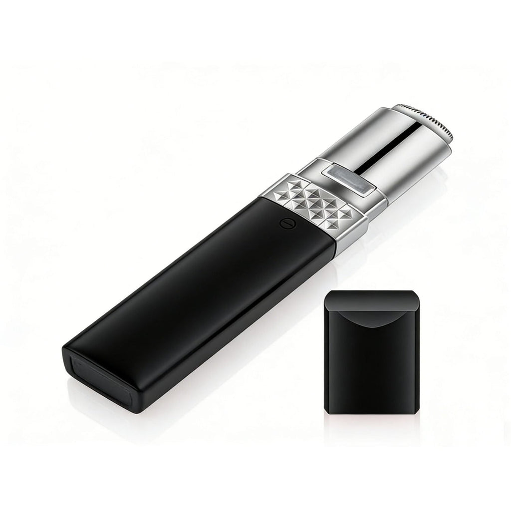 Portable Electric Facial Hair Remover with Protective Cap