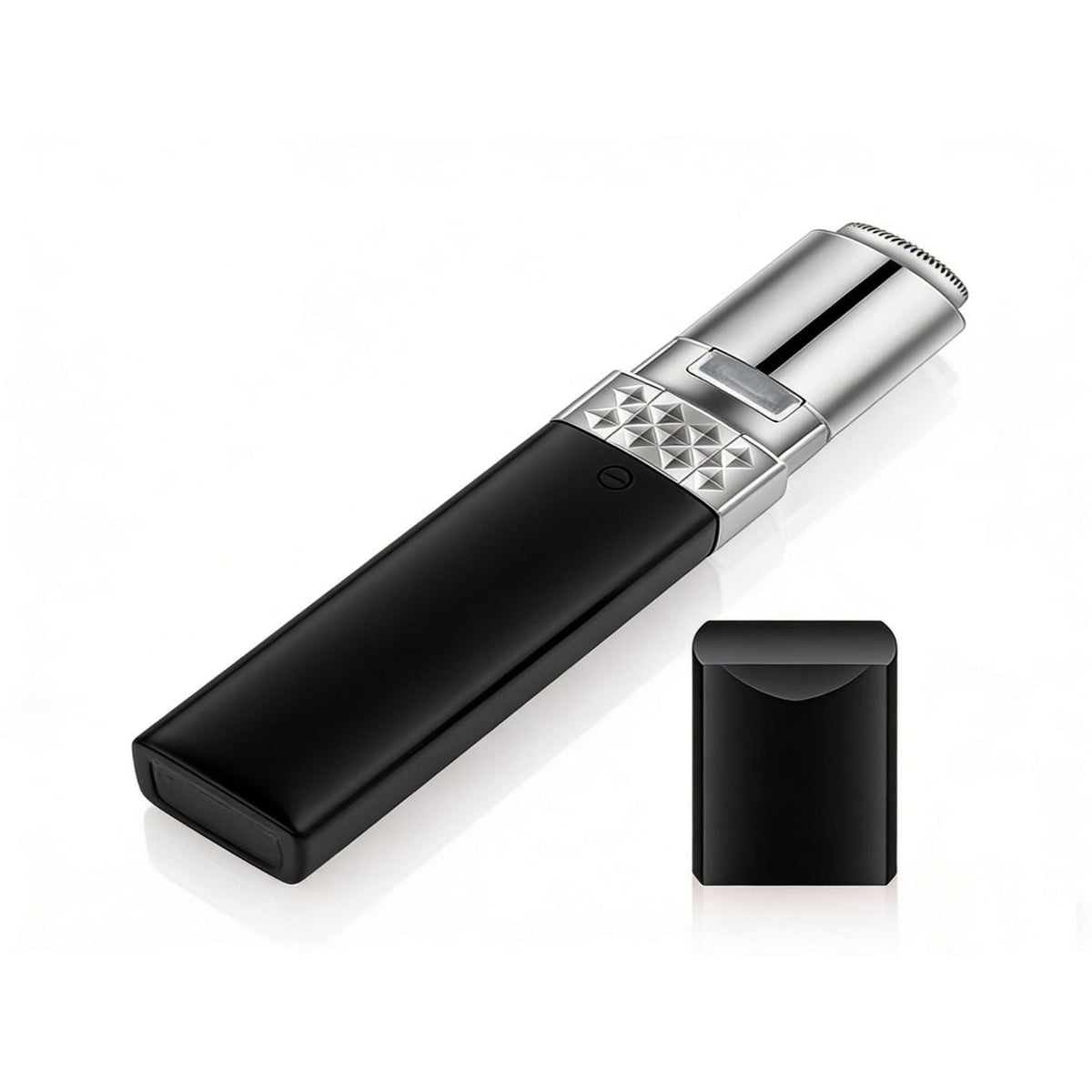 Portable Electric Facial Hair Remover with Protective Cap
