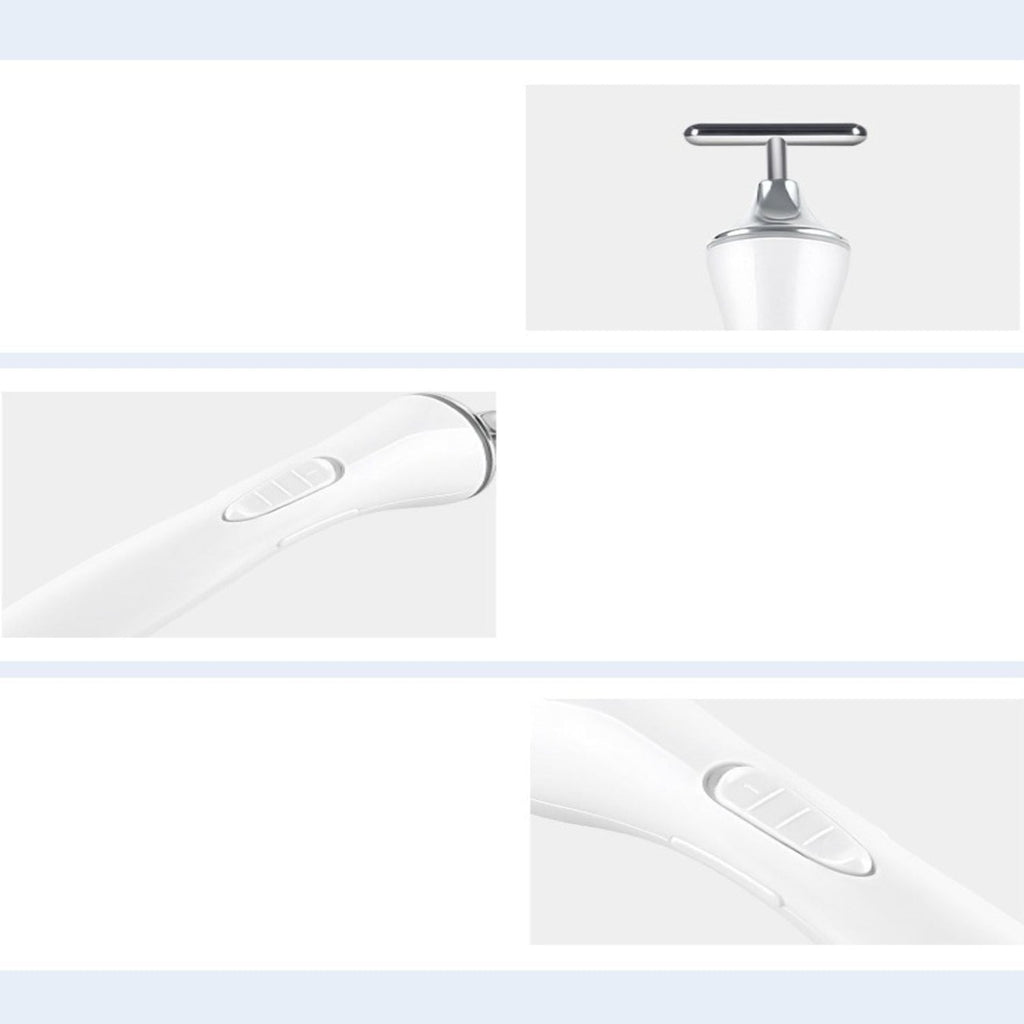 T-Shaped Electric Facial Massage Tool with ABS Body