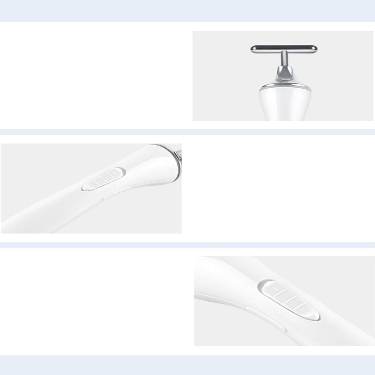 T-Shaped Electric Facial Massage Tool with ABS Body