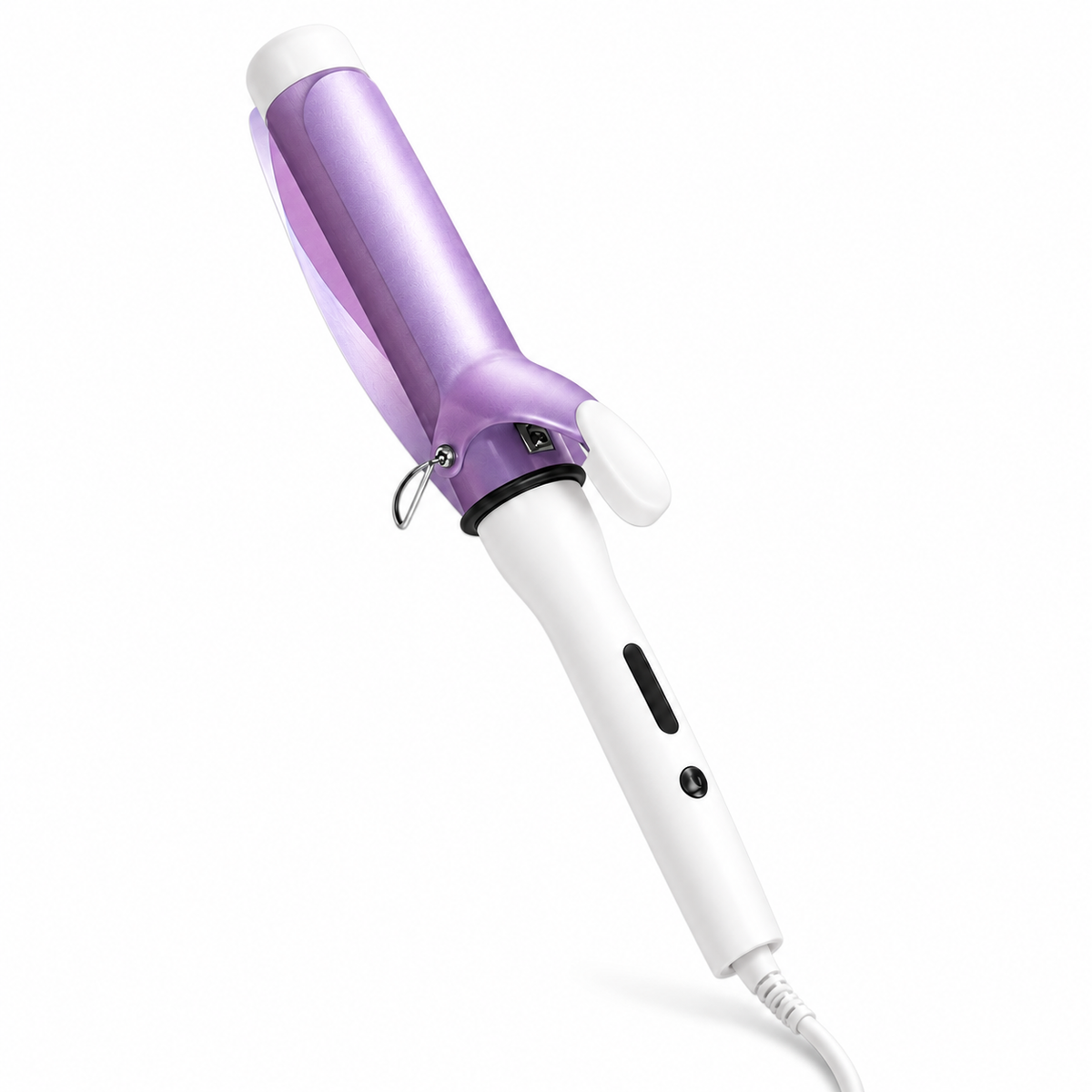 40mm Large Barrel Curling Iron for Loose Curls & Waves, Tourmaline Ceramic, Adjustable Heat 120–210°C